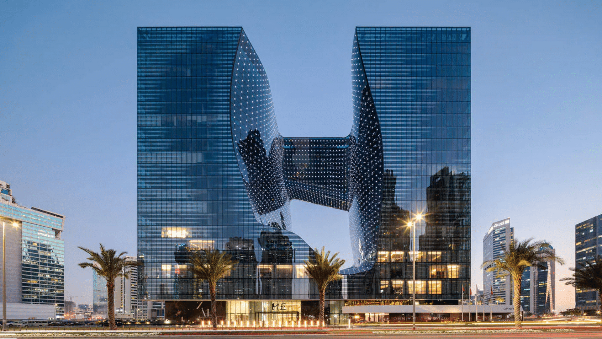ME Dubai Fassade Hotel