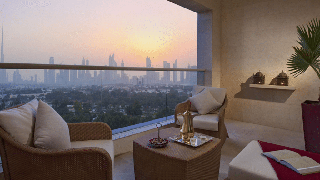 Raffles Dubai, Signature Terrassen Zimmer