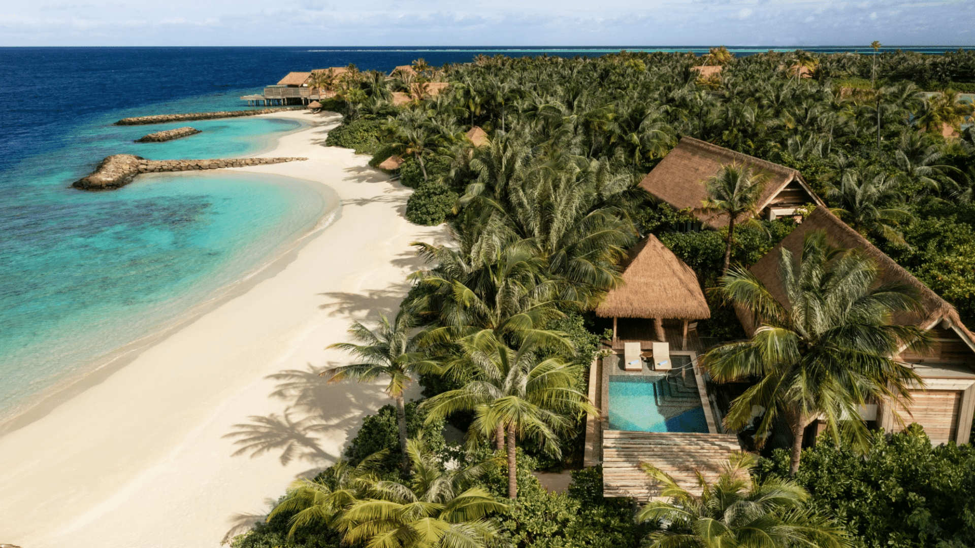 Waldorf Astoria Maldives Villa Strand