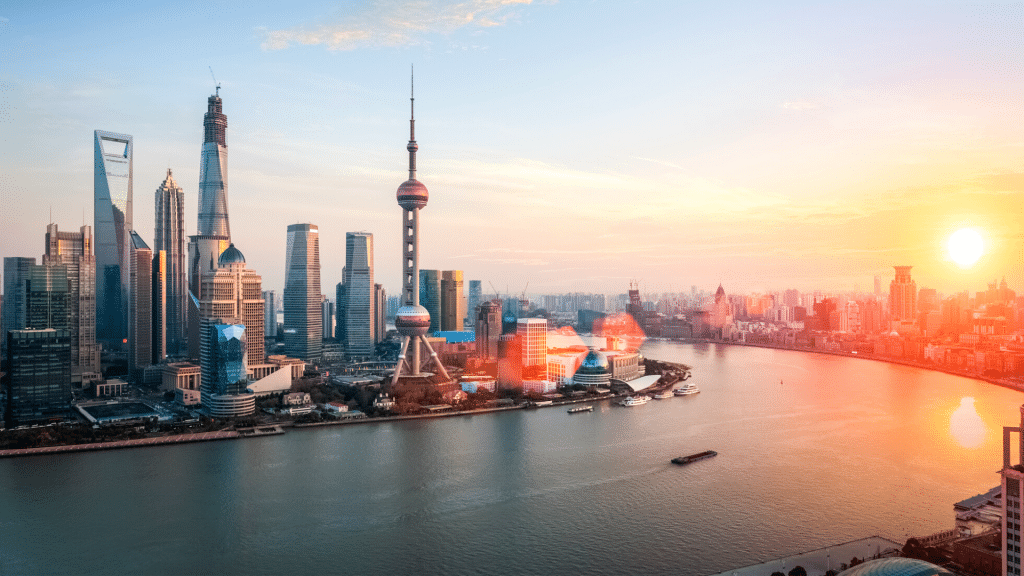 Blick Auf Shanghai