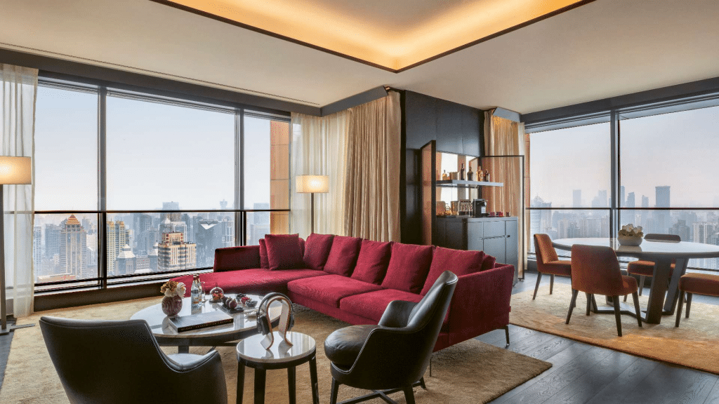 Bulgari Hotel Shanghai Suite Wohnbereich