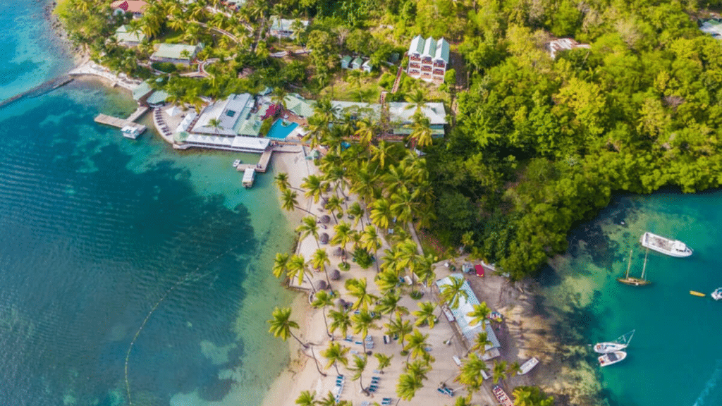 Marigot Bay Resort Sant Lucia Aussenansicht