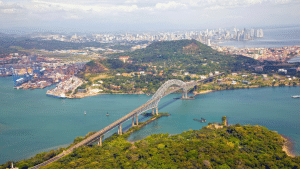 Panama Stadt Bruecke Der Amerikas