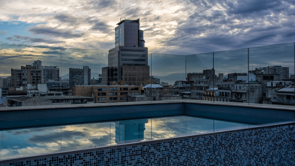 The Singular Santiago Lastarria Hotel Rooftop Pool