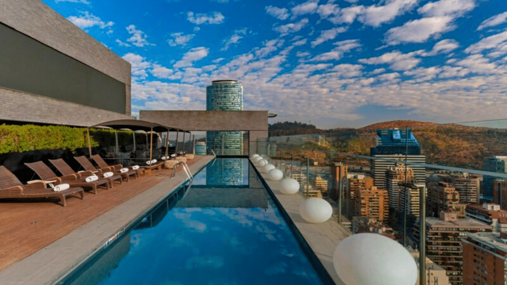 W Santiago De Chile Rooftop Pool 1