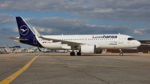 Lovehansa Lufthansa Airbus A320neo Sonderlackierung