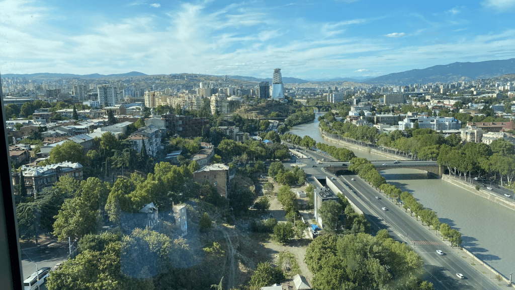 Ausblick vom Radisson Blu Iveria Tiflis 