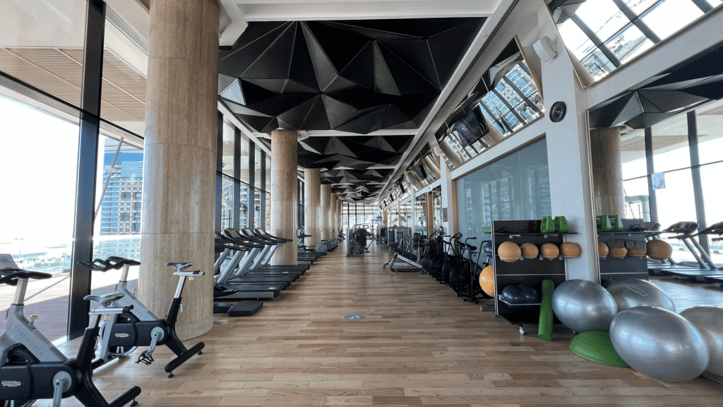 Fitnessstudio im Grand Hyatt Abu Dhabi 
