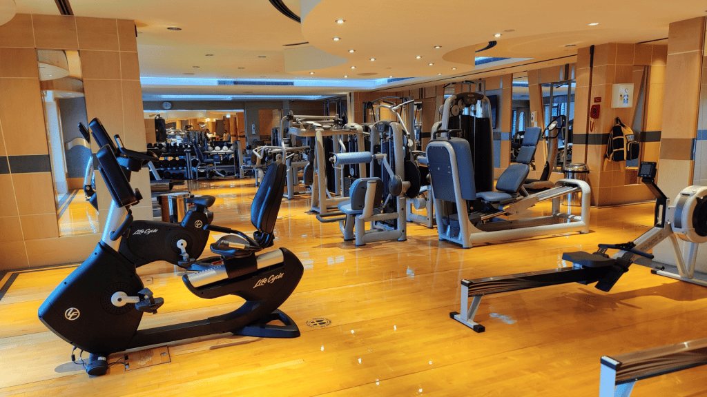 Fitnessstudio im Mandarin Oriental Emirates Palace Abu Dhabi 