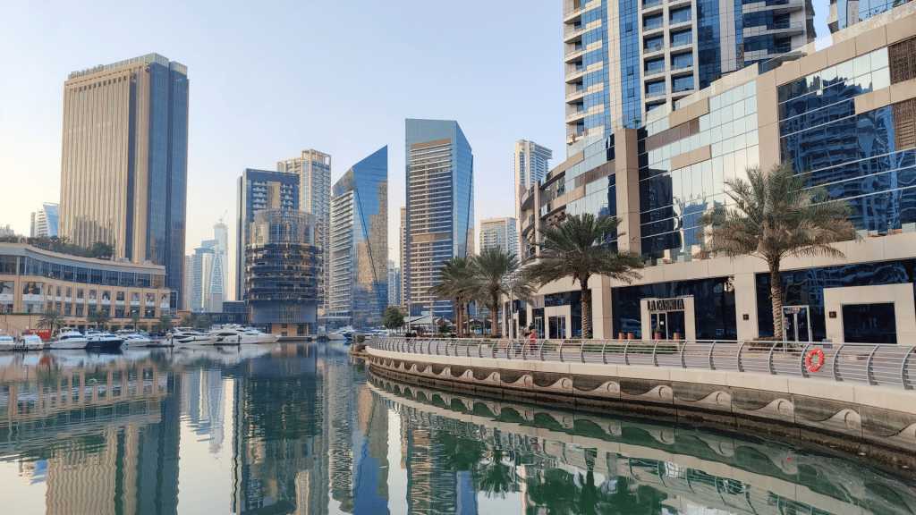 Gegend des InterContinental Dubai Marina