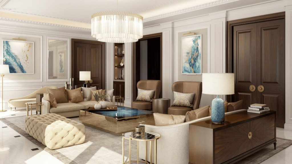 Ritz Carlton Amman Kingdom Suite Wohnzimmer