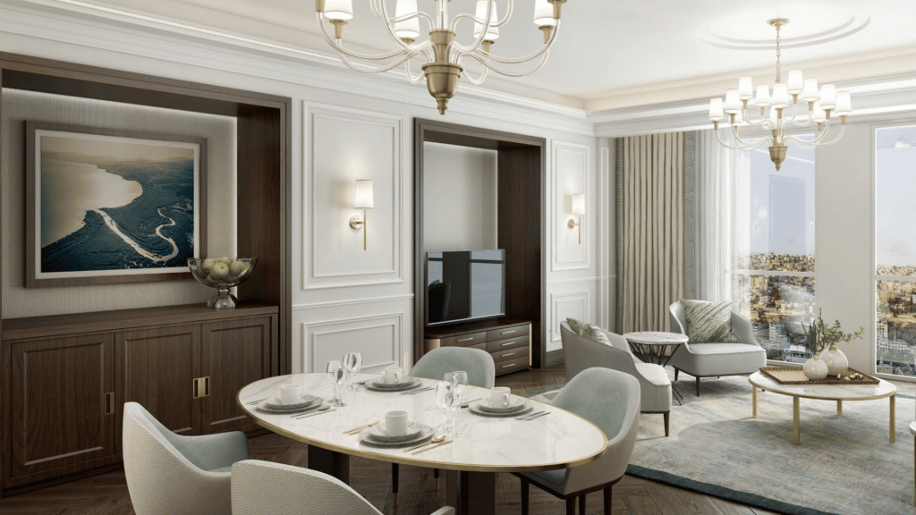 Ritz Carlton Amman Skyline Suite Wohnzimmer