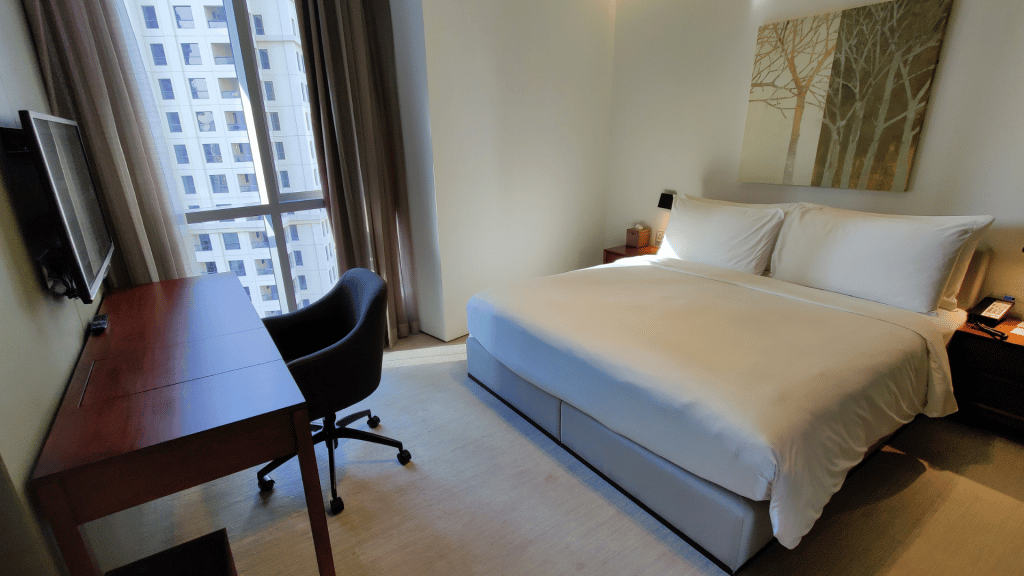 Schlafzimmer in der Residence im InterContinental Dubai Marina 