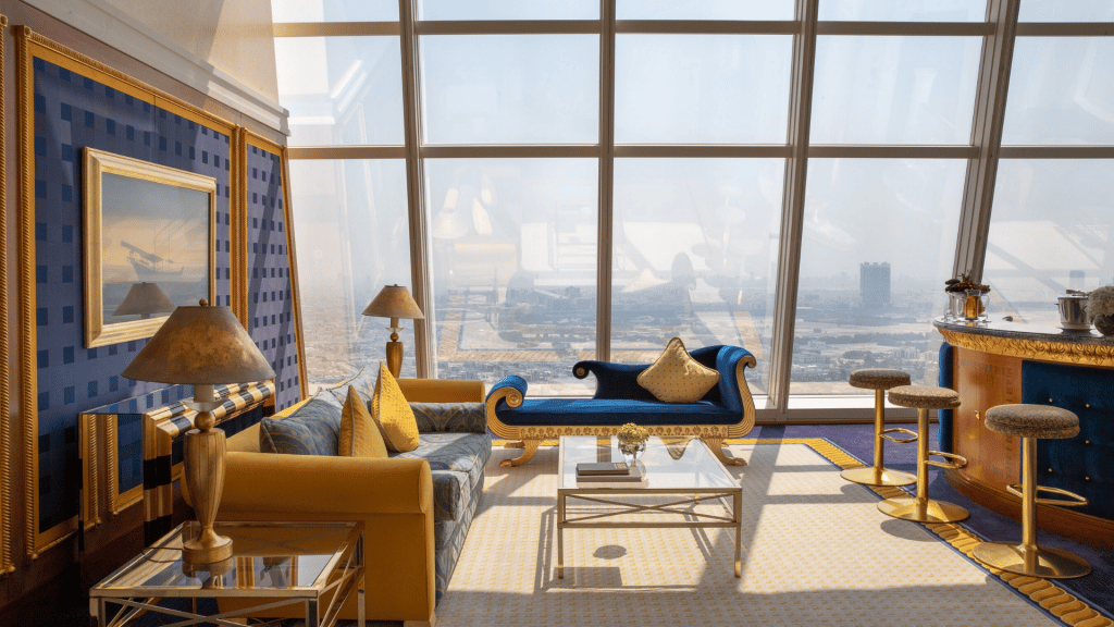 Burj Al Arab Dubai Club Suite Wohnbereich