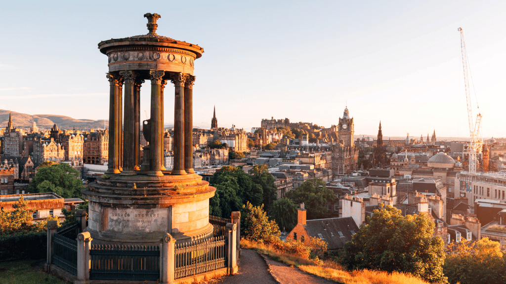 Edinburgh Sonnenuntergang