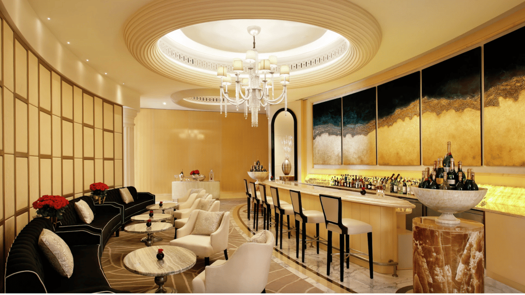 Habtoor Palace Dubai Hilton Champagne Lounge