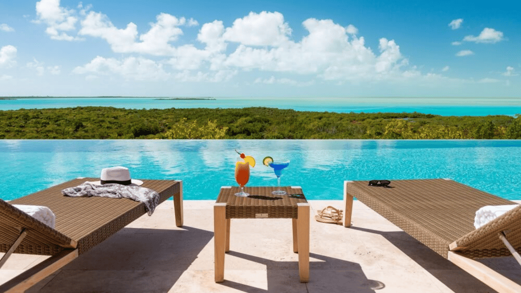 Sailrock Resort South Caicos Great House Cocktails Pool