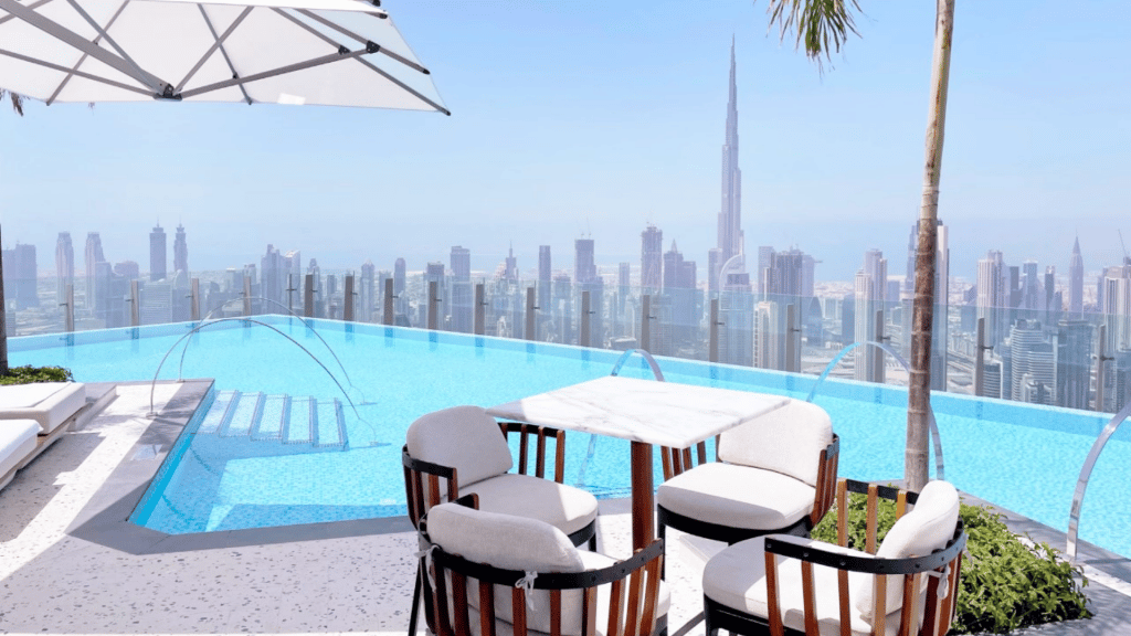 Sls Dubai Hotel And Residences Rooftop Pool