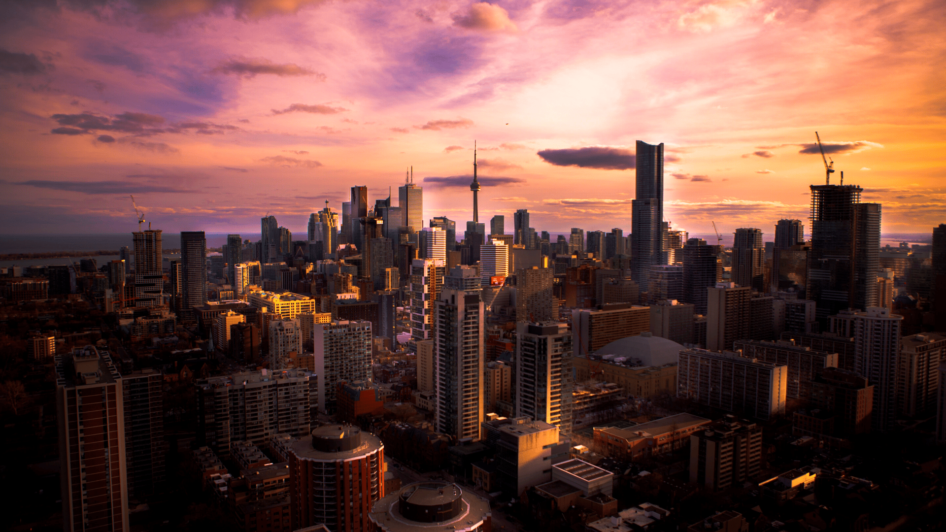 Sonnenuntergang Toronto Kanada