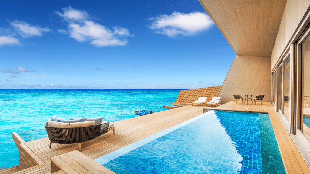 The St Regis Maldives Overwatervilla Pool