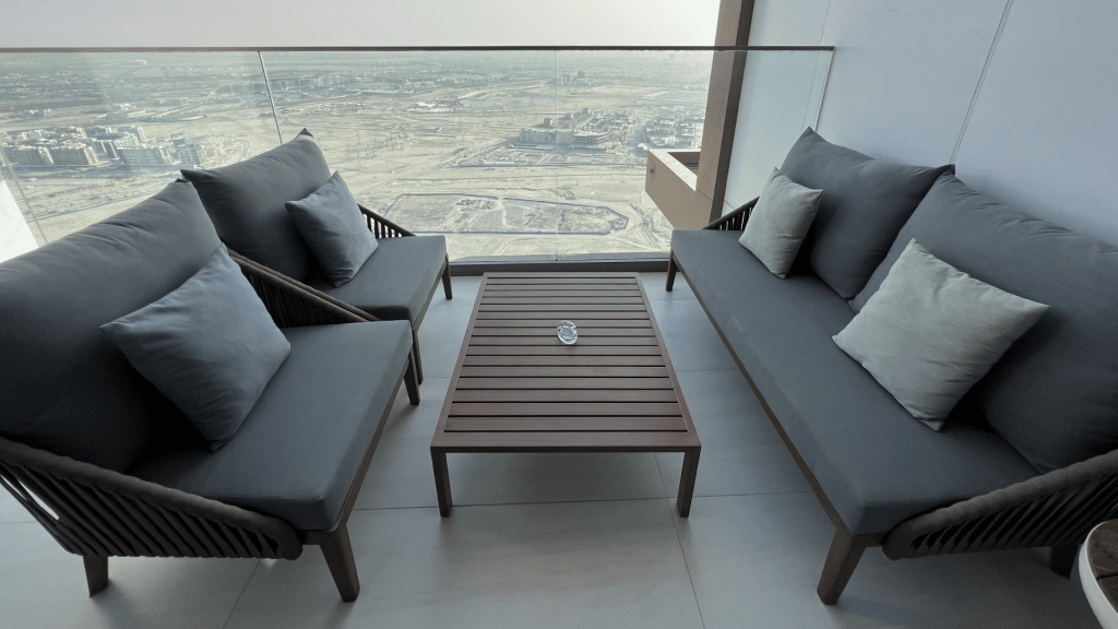 Balkon im SLS Dubai