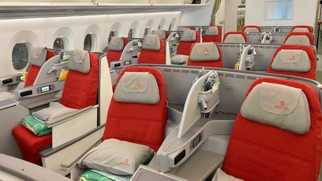 Ethiopian Airlines Business Class Airbus A350 Kabine 