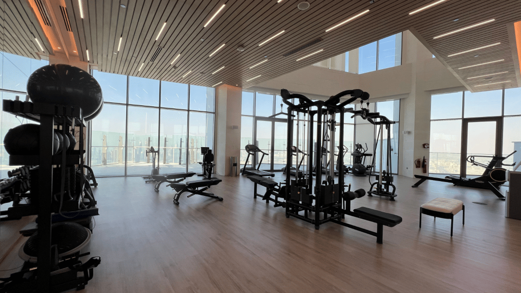 Fitnessraum im SLS Dubai