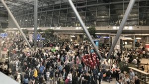 Flughafen Duesseldorf Chaos 3