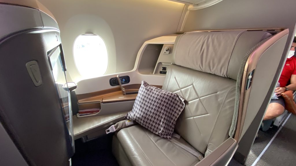 Singapore Airlines Business Class im Airbus A350
