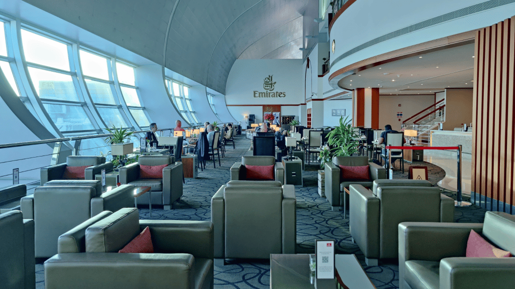 Layout Der Emirates First Class Lounge Dubai C 
