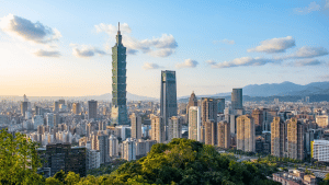 Taipei Taiwan Skyline