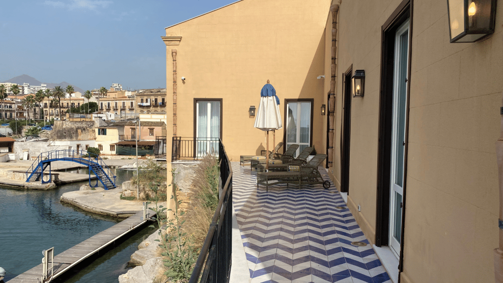 Ausblick vom Spa Villa Igiea Palermo