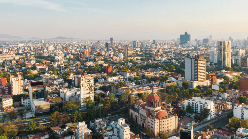 Blick Ueber Mexiko Stadt