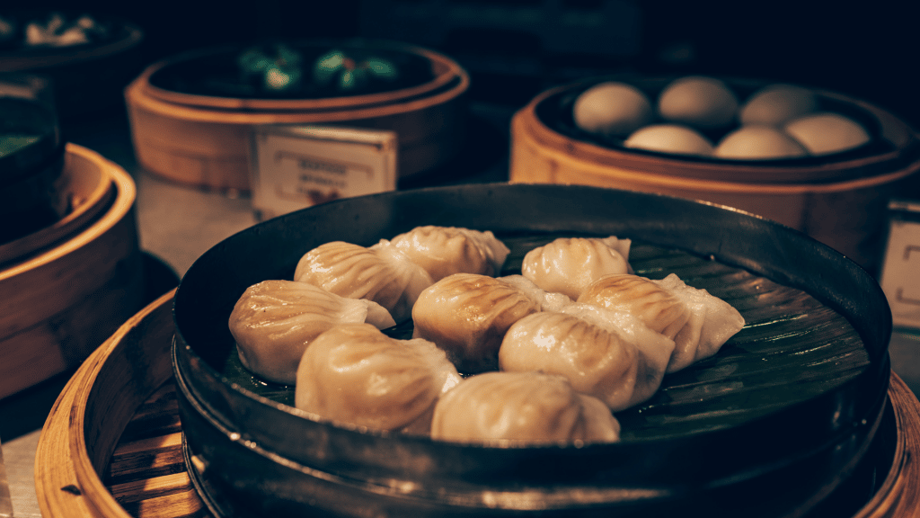 Fruehstueck Asian Dumplings