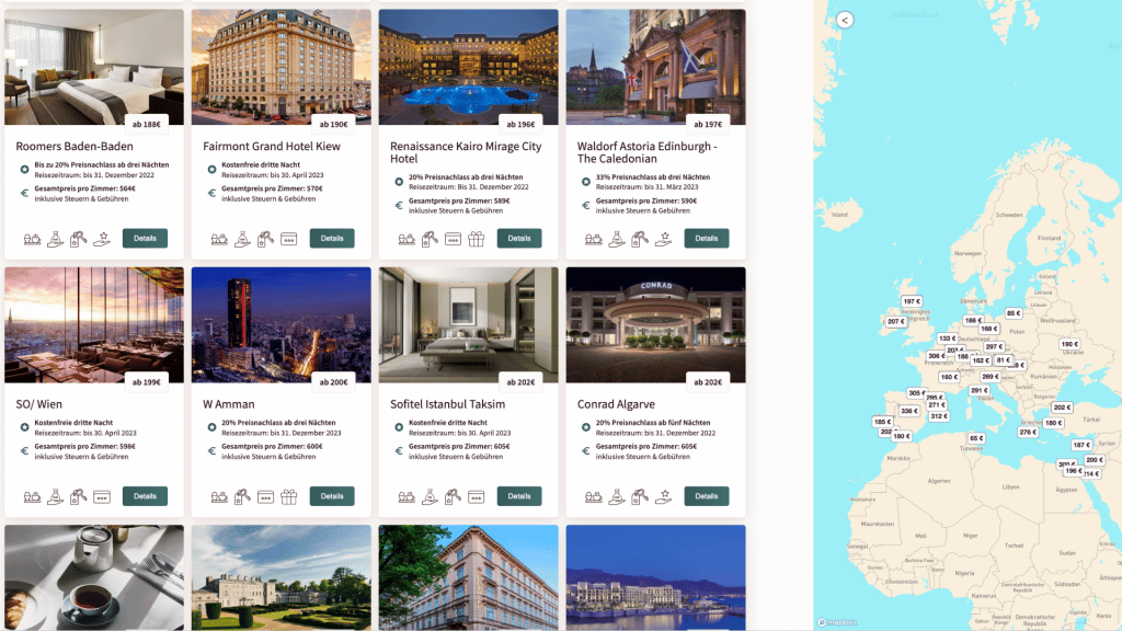 Reisetopia Hotels Aktive Angebote Europa Ansicht