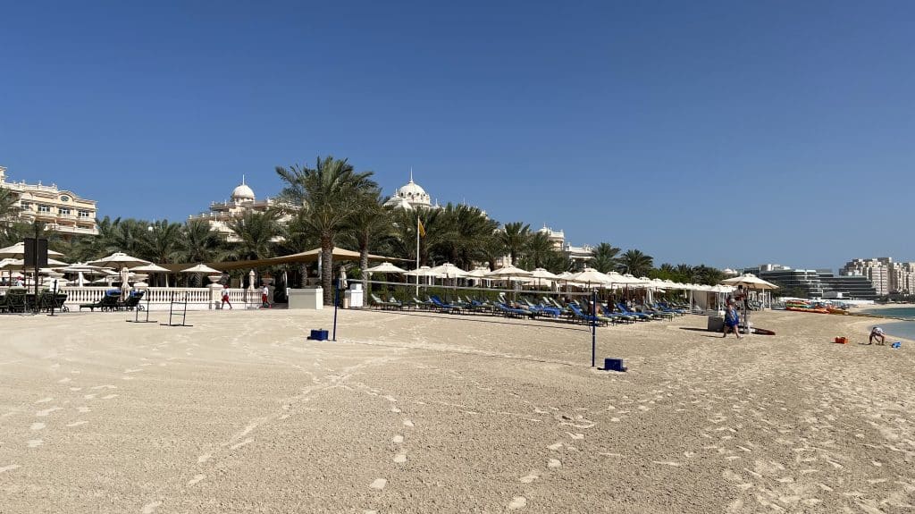 Raffles Dubai The Palm Beach Volleyball