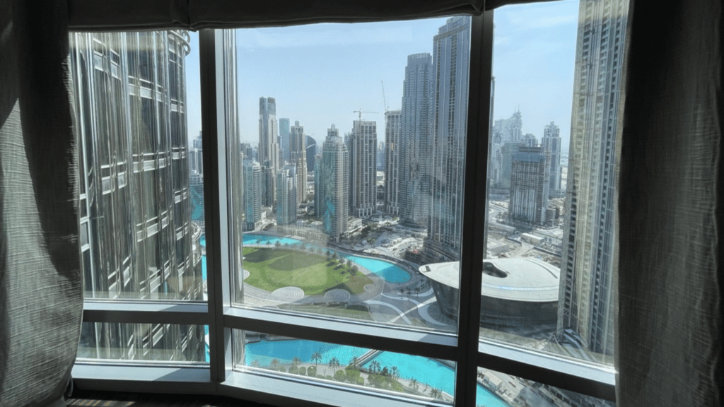 Armani Hotel Dubai Deluxe Zimmer Ausblick