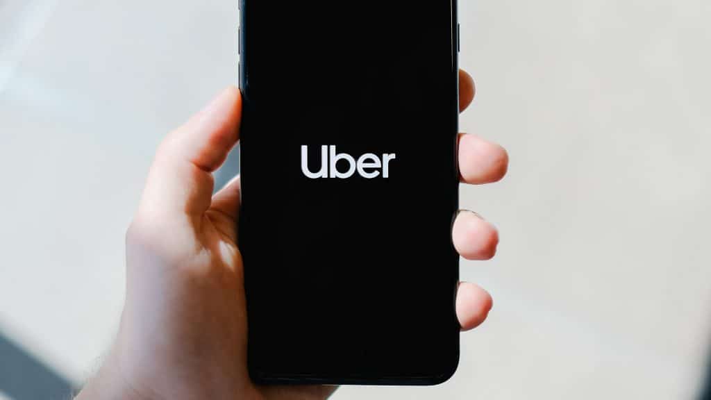 Handy Smartphone Uber App