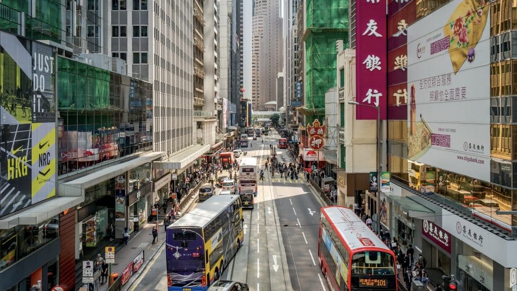 Hongkongs Straßen