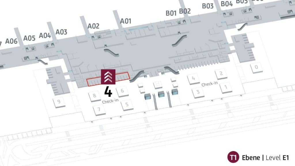 Lageplan BER Terminal 1