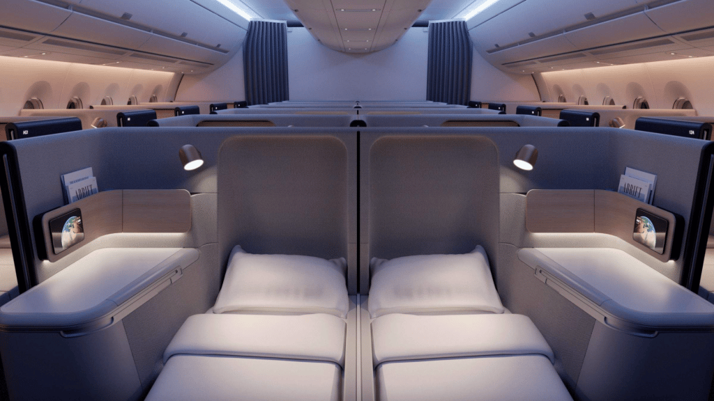 Airbus Stelia Aerospace Business Class Sitz Honeymoon