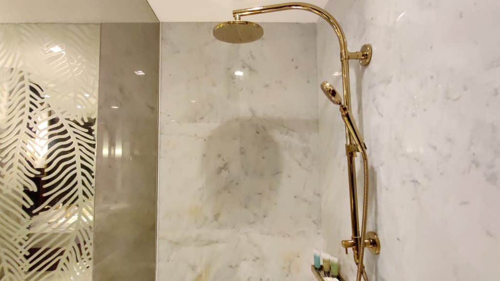 Grand Hyatt Dubai Zimmer Bad Dusche 2