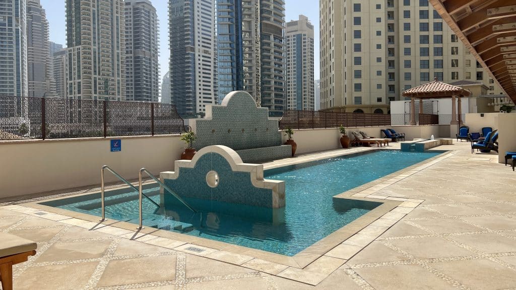 The Ritz Carlton Dubai Spa Pool 2