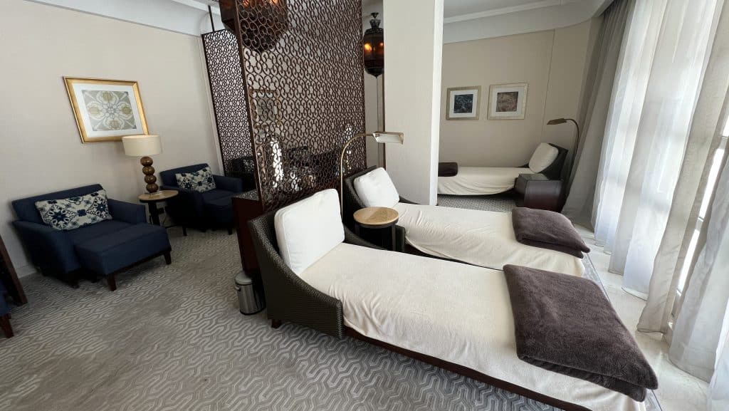 The Ritz Carlton Dubai Spa Ruheraum