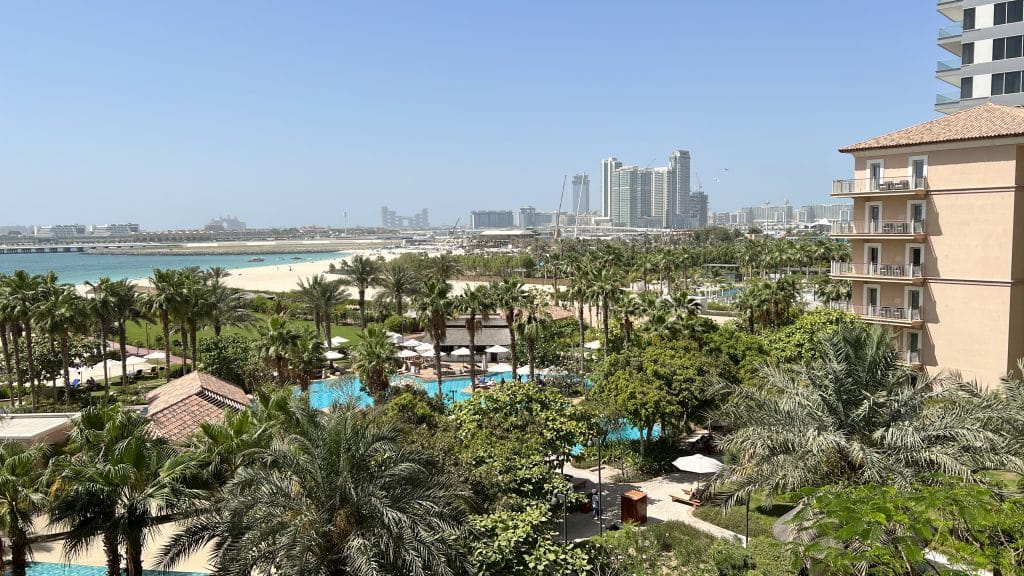 The Ritz Carlton Dubai Zimmer Ausblick