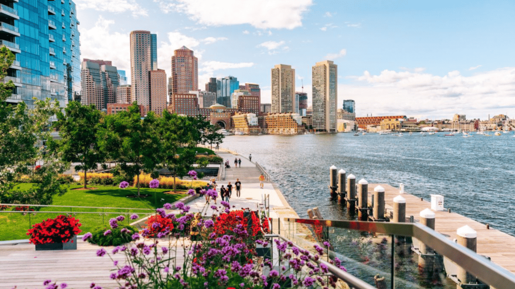 Boston Hafen, Usa