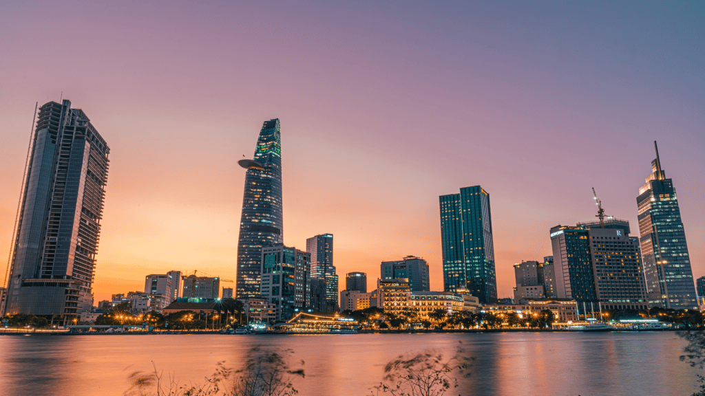 Saigon Vietnam Sunset