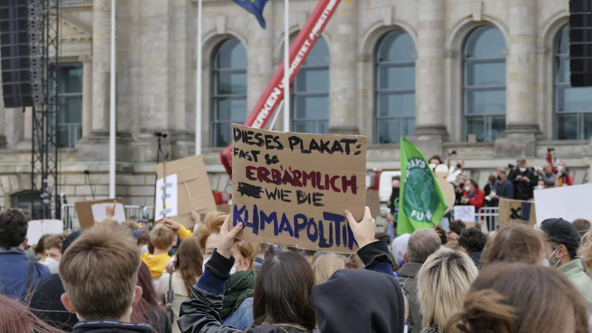 Demonstranten in Berlin