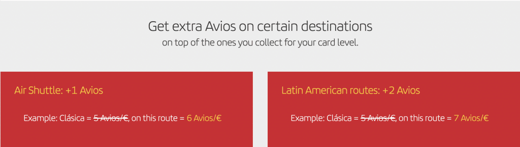 Iberia Plus zusätzliche Avios