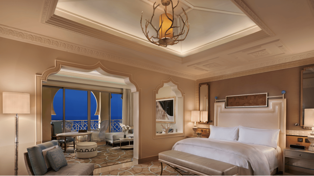 Waldorf Astoria Ras Al Khaimah Junior Suite Schlafzimmer